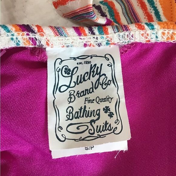 Lucky Brand Co Fine Bathing Suits Bikini Tops Size Small - Picture 4 of 6